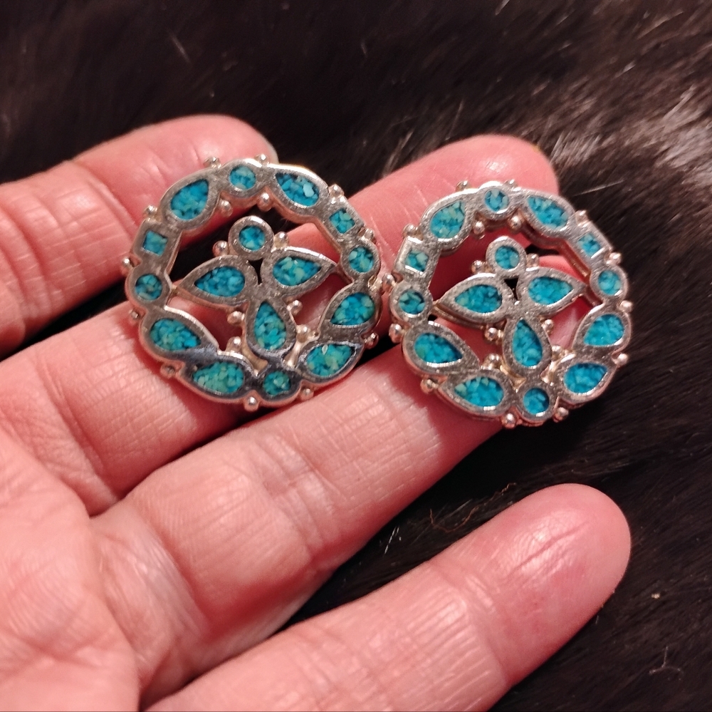 Southwest Trifari Angel Earrings